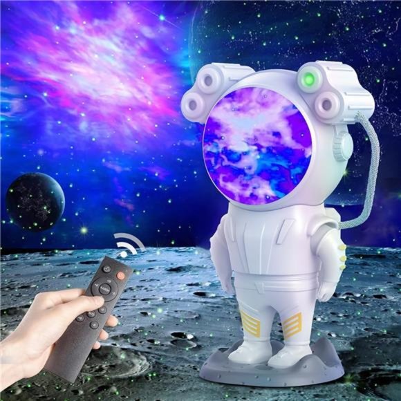 Astronaut Galaxy Star Projector Starry Night Light, Astronaut Light Projector - Picture 1 of 6